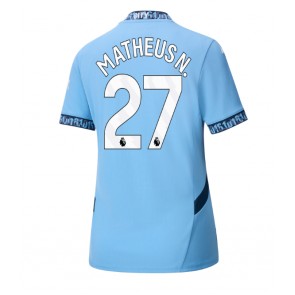 Manchester City Matheus Nunes #27 Domaci Dres za Ženska 2024-25 Kratak Rukavima